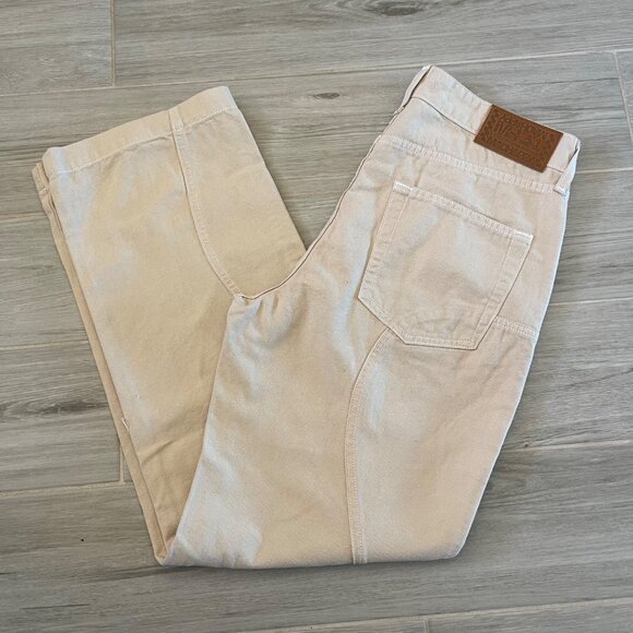 NEW MADHAPPY HUMAN BEHAVIOR KHAKI PANTS SZ MEDIUM